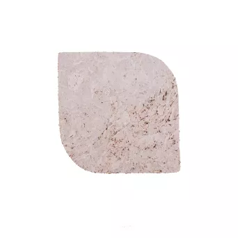 Podkładka korkowa łezka mała 10 cm light grey- komplet 6szt.
