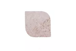 Podkładka korkowa łezka mała 10 cm light grey- komplet 6szt.