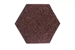 Sześciokąt 300 mm x 250 mm x 7 mm Negro