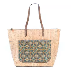 Duża torba damska z naturalnego korka