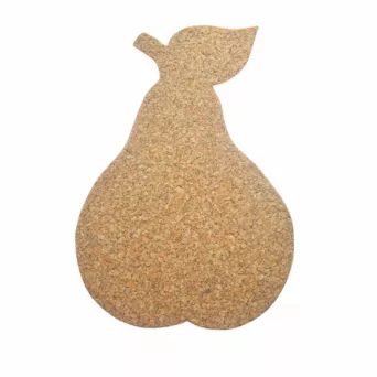 Podkładka korkowa Gruszka 28cm  3mm-kpl. 4 szt.
