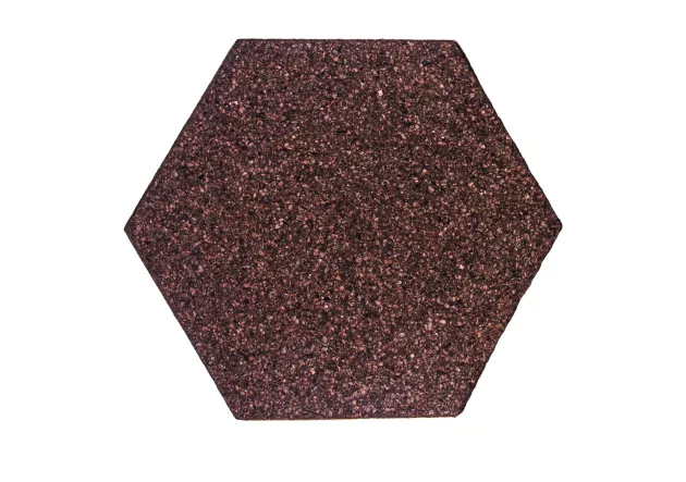 Samoprzylepny Sześciokąt 300 mm x 250 mm x 7 mm negro