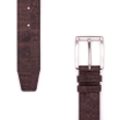 Brązowy pasek do spodni męski Brown 120cm