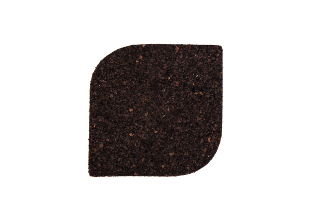 Podkładka korkowa średnia łezka 20/20 cm negro-komplet 4 szt. 