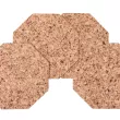 Podkładka korkowa sześciokąt średni dekor-kpl. 4 szt.