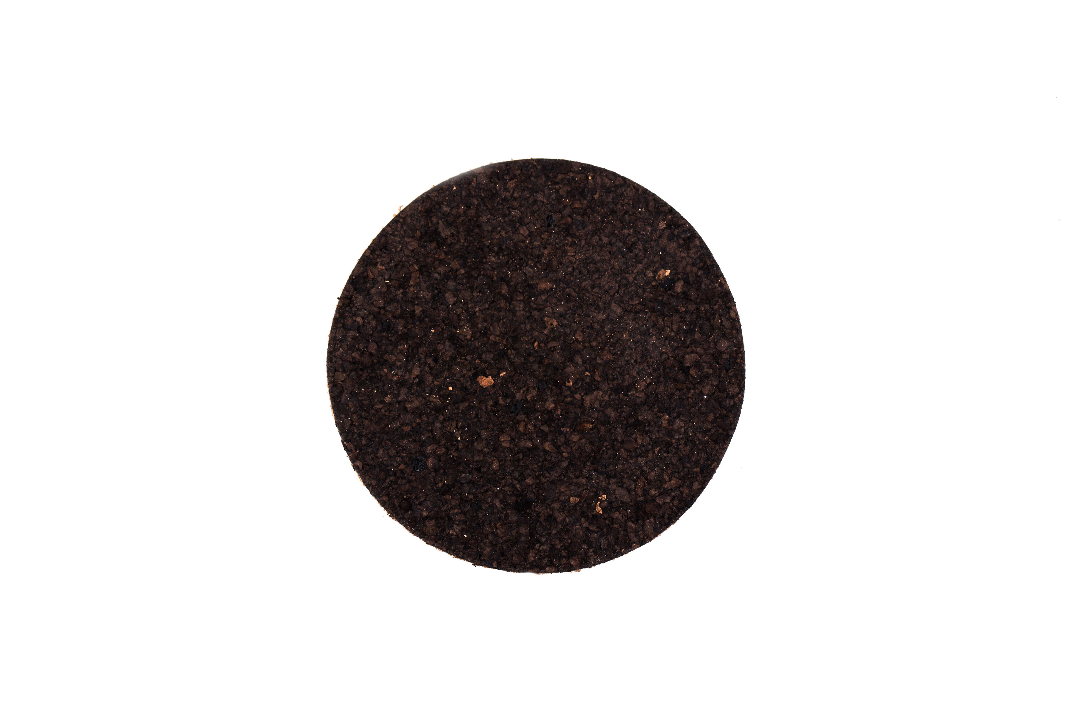 Podkładka korkowa okrągła mała 10 cm negro- komplet 6szt.