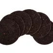 Podkładka korkowa okrągła mała 10 cm negro- komplet 6szt.