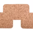 Podkładka korkowa Kwadrat duży 30cm dekor-kpl. 4szt.