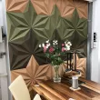 Panel ścienny LINE DARK GREEN