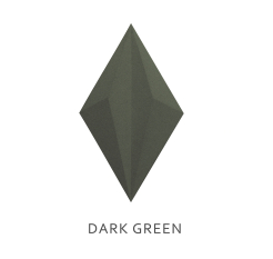 Panel ścienny LINE DARK GREEN