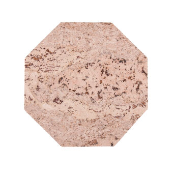 Podkładka korkowa sześciokąt średni 20cm decorative cream komplet 4 szt.