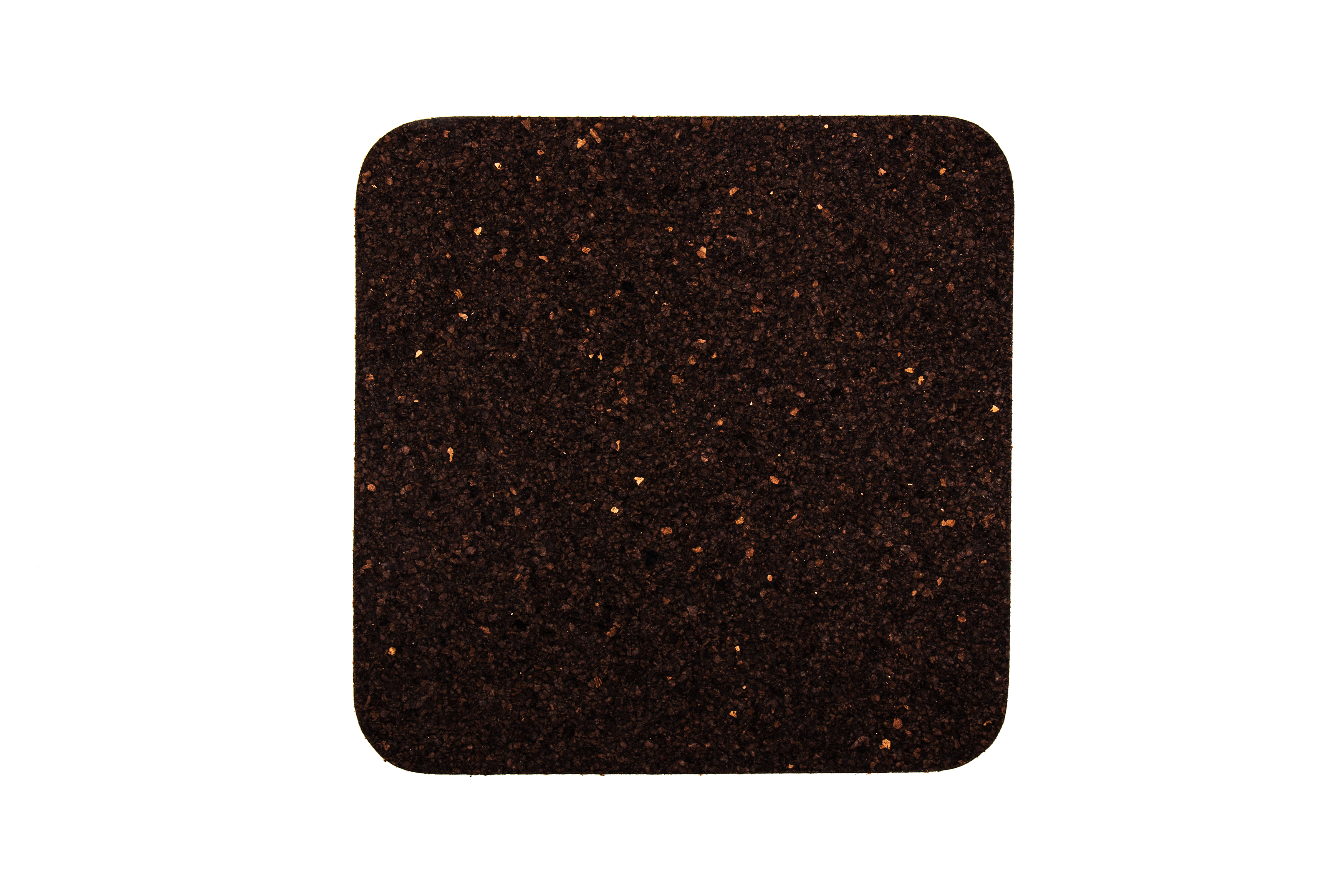 Podkładka korkowa kwadrat średni 20 cm negro-komplet 4 szt.