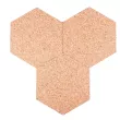 Samoprzylepny Sześciokąt 300mmx250mmx7mm naturalny