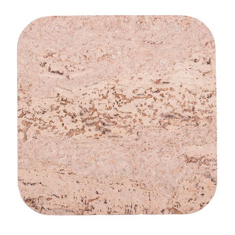 Podkładka korkowa kwadrat duży 30 cm decorative cream- komplet 4 szt.