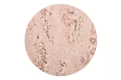 Podkładka korkowa okrągła duża 30 cm decorative cream- komplet 4szt.