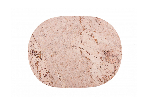 Podkładka korkowa Owal duży 40/30 cm decorative cream - kpl. 4szt.