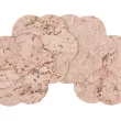 Podkładka korkowa kwiat średni 20 cm decorative cream- komplet 4szt.