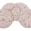 Podkładka korkowa okrągła średnia 20 cm light grey- komplet 4szt.