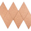 Samoprzylepny  ROMB 173mmx173mmx7mm naturalny
