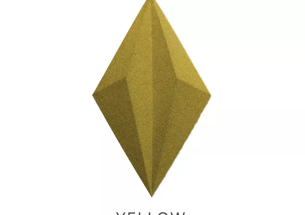 Panel ścienny LINE YELLOW