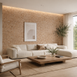 Korek Ścienny DECORATIVE SNOW Beige  3mm - 3