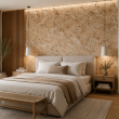 Korek Ścienny DECORATIVE SNOW Beige  3mm - 4