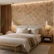 Korek Ścienny DECORATIVE SNOW Beige  3mm - 3