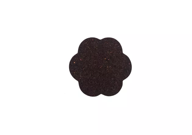 Podkładka korkowa mała kwiat 10/10 cm negro- komplet 6szt.