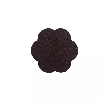Podkładka korkowa mała kwiat 10/10 cm negro- komplet 6szt.