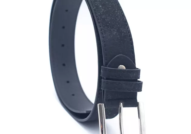 Męski pasek do spodni, czarny