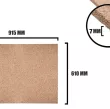Płyta korkowa drobnoziarnista 915x610x7mm