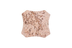 Podkładka korkowa karo mała 10cm decoratice cream-komplet 6szt.