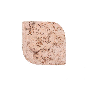 Podkładka korkowa łezka średnia 20 cm decorative cream- komplet 4szt.