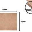 Płyta korkowa drobnoziarnista 915x610x50mm