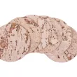 Podkładka korkowa okrągła mała 10 cm decorative cream komplet 6szt.