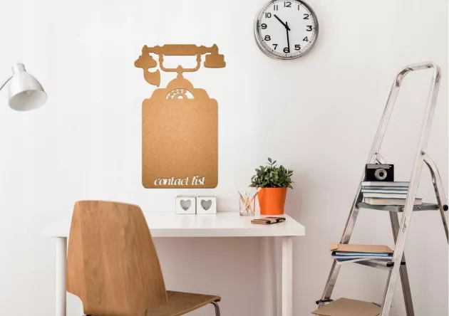 Dekoracja ścienna TELEFON