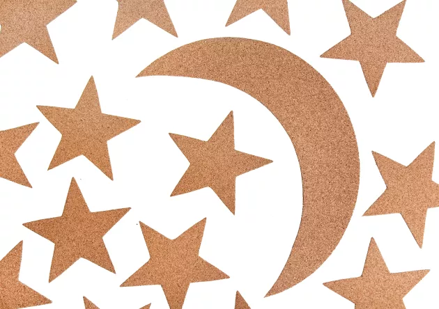 Naklejka ścienna samoprzylepna gwiazdki i księżyc