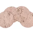 Podkładka korkowa okrągła średnia 20 cm decorative cream komplet 4szt.