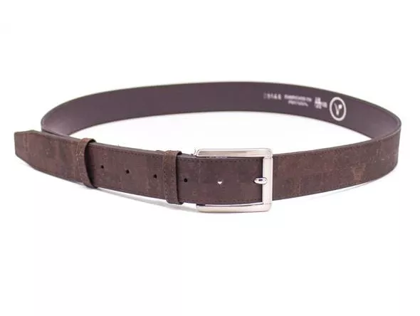 Męski pasek do spodni, brązowy