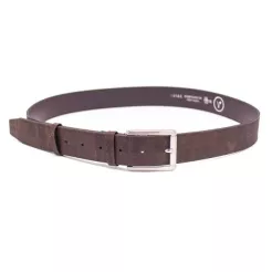 Męski pasek do spodni, brązowy