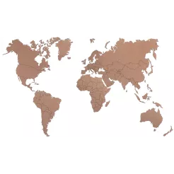 Korkowa mapa świata 165x100 cm , samoprzylepna - NOWOŚĆ