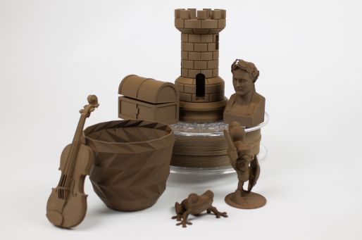 Drukowanie 3D z korka naturalnego Drukowanie 3D z korka naturalnego