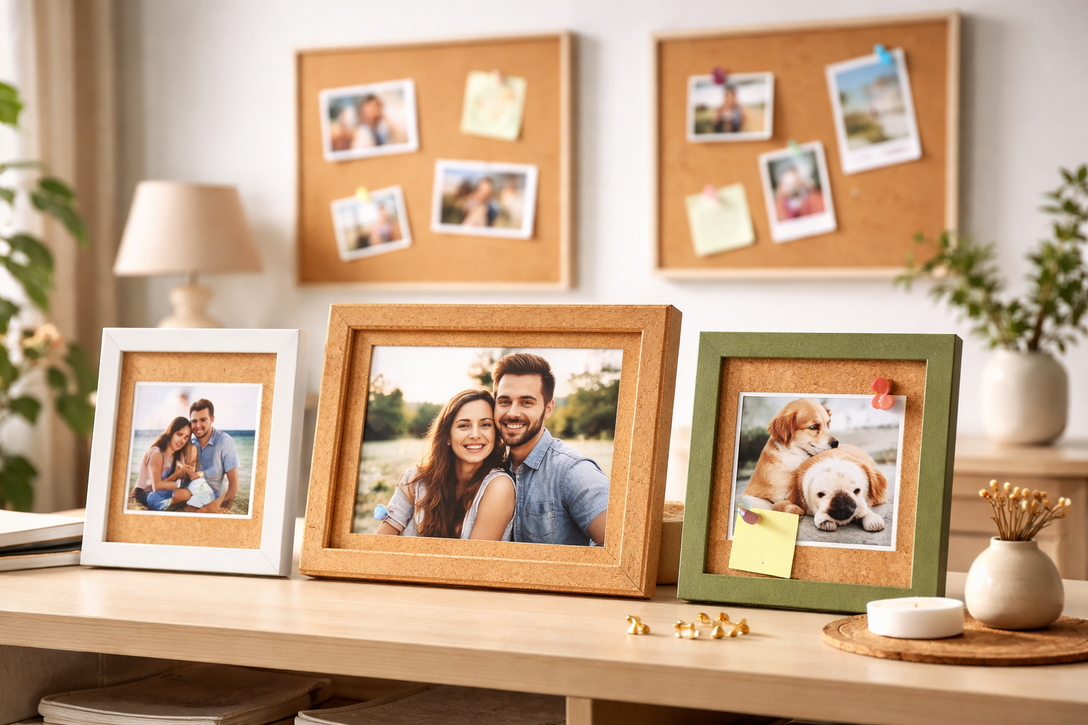 Korkowa ramka na zdjęcia – elegancka dekoracja każdego wnętrza