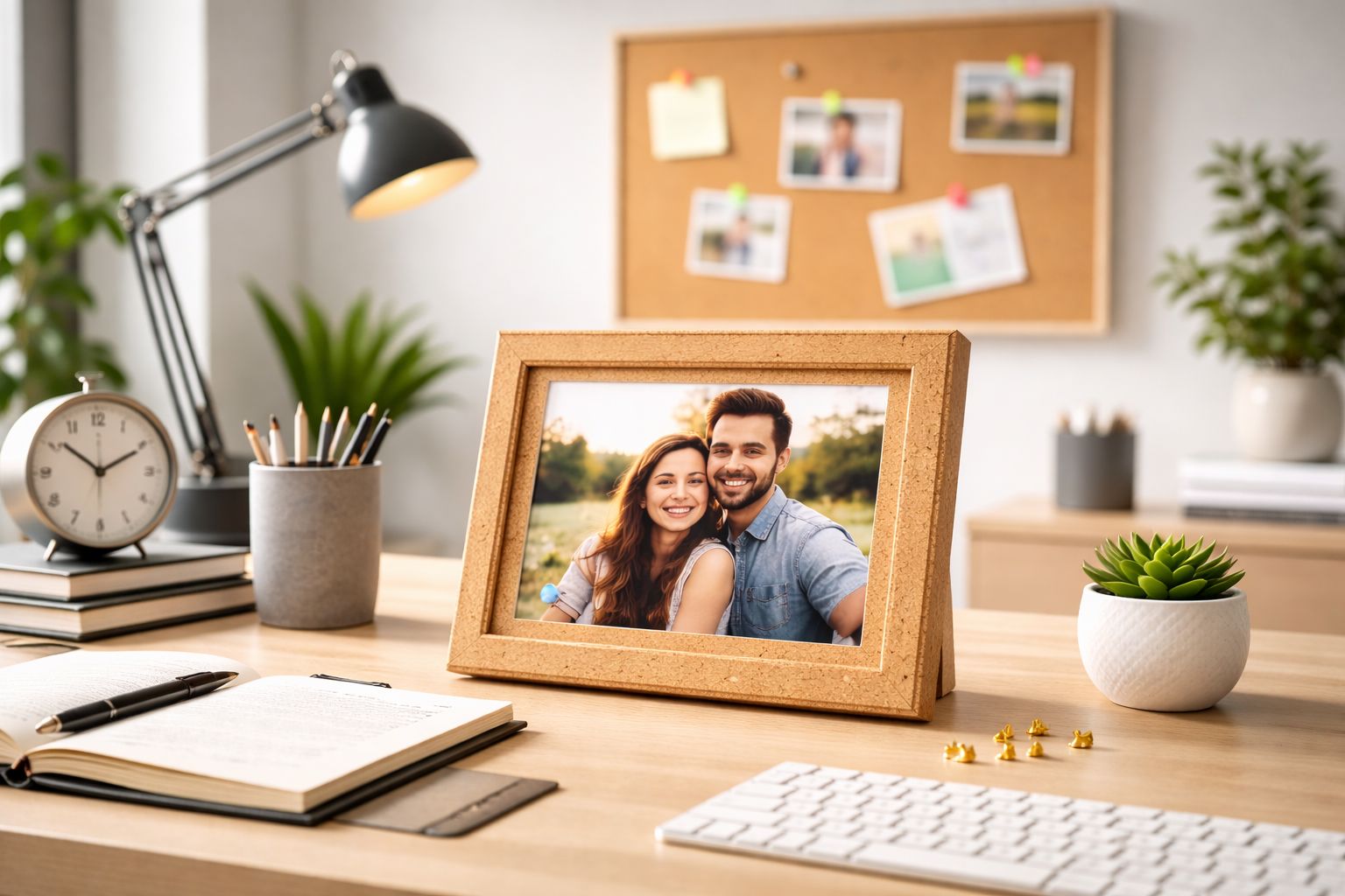 Korkowa ramka na zdjęcia – elegancka dekoracja każdego wnętrza